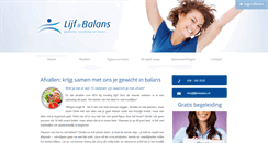 Desktop Screenshot of lijfenbalans.nl