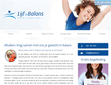Tablet Screenshot of lijfenbalans.nl